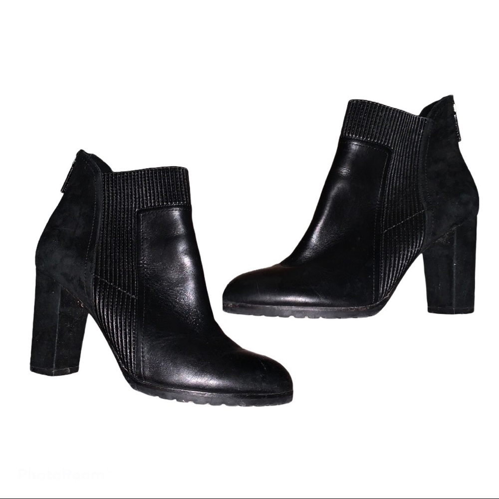 Donald J Pliner Leather Suede Booties Womens 9